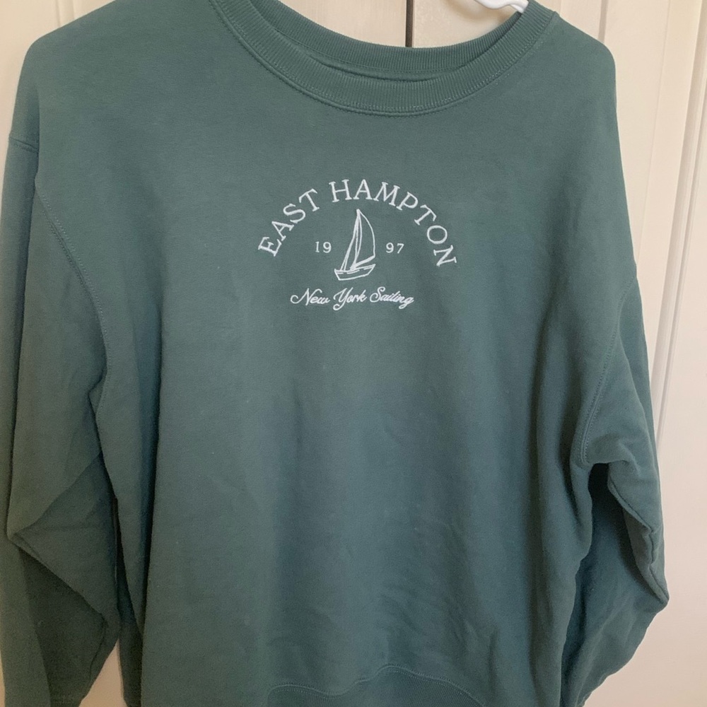 Hollister Teal Sweatshirt